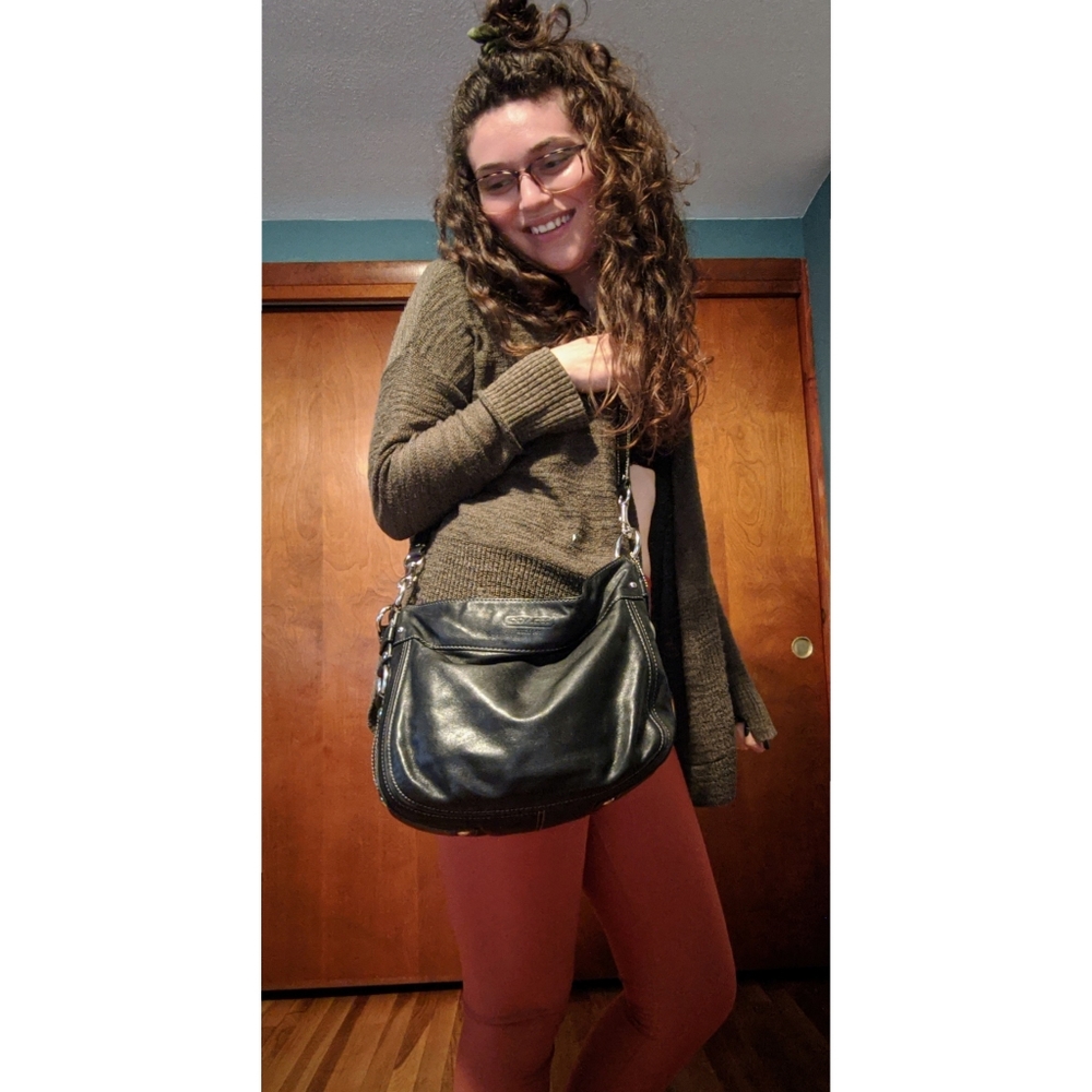 Coach Zoe Leather Bag